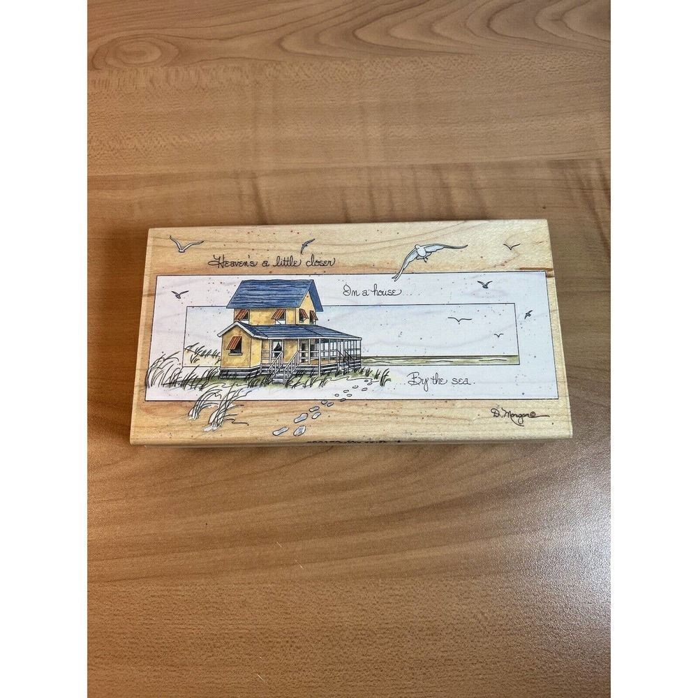Stamps Happen "House By the Sea" Rubber Stamp